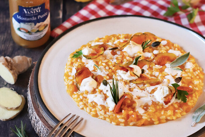 Risotto alla zucca con gorgonzola e zenzero - Sandro Vanini SA